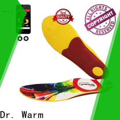 Dr. Warm bluetooth battery powered heated insoles fit to most shoes for home