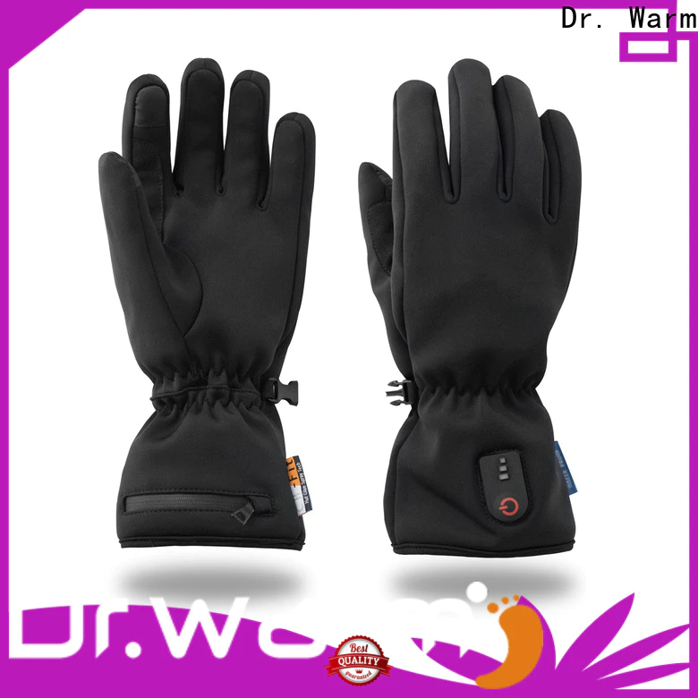 Dr. Warm sensitive electric gloves with prined pattern for outdoor