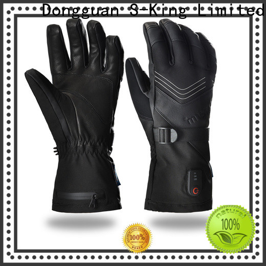 high quality electrical hand gloves warm with prined pattern for home