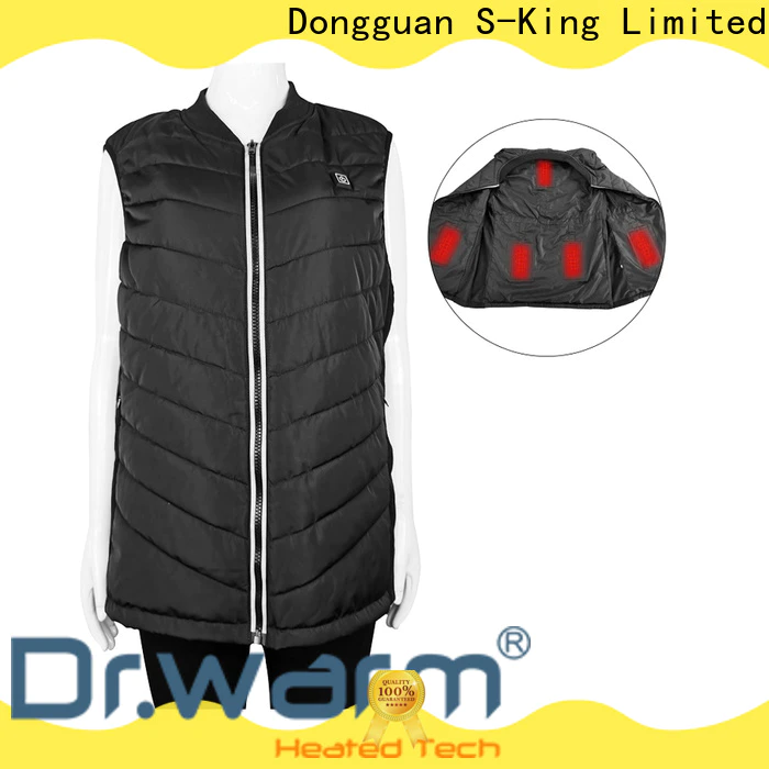 Dr. Warm healthy electric vest motorcycle with prined pattern for outdoor