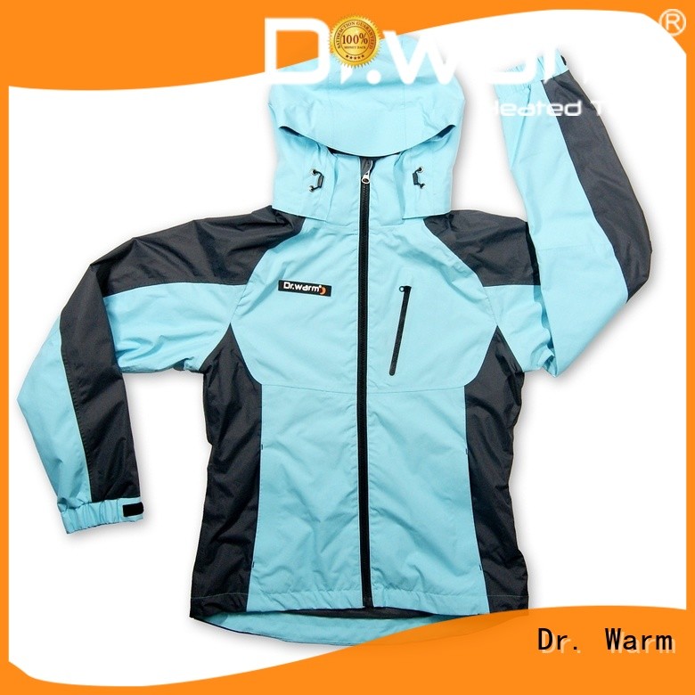 Dr. Warm male heated winter jacket with shock absorption for ice house