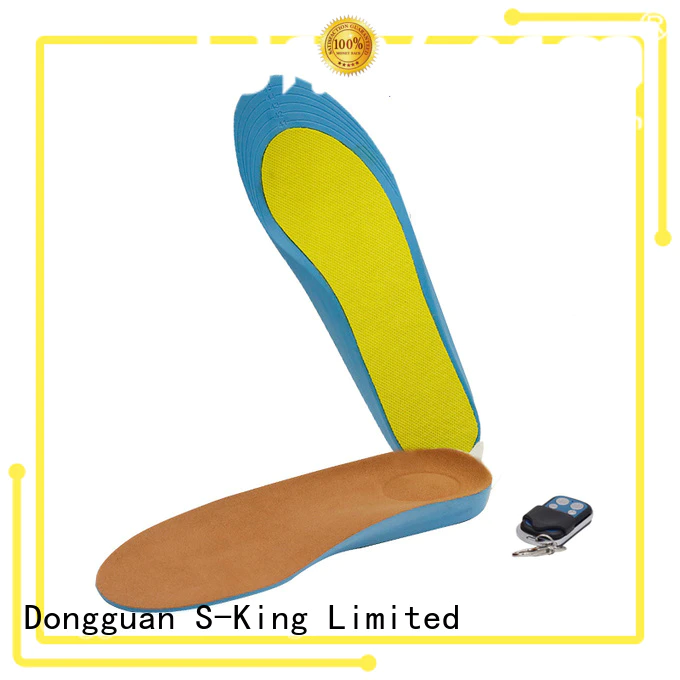 warm heated insoles bluetooth control fit to most shoes for home