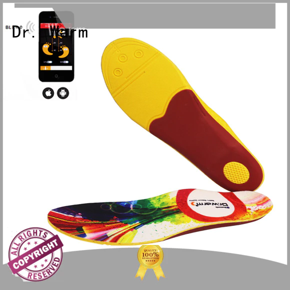 Dr. Warm sailing remote heated insoles suit your foot shape for winter