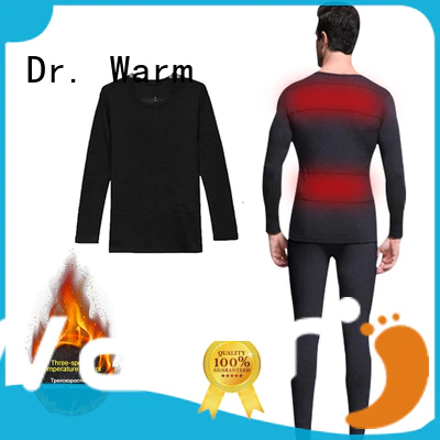 Wholesale comfortable battery heated thermal underwear Dr. Warm Brand