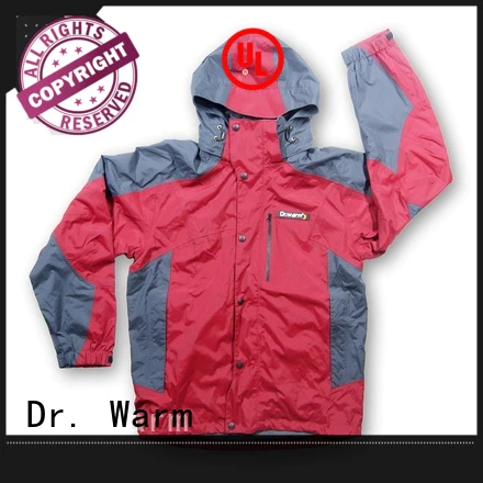 waterproof riding grid battery powered jacket ski Dr. Warm