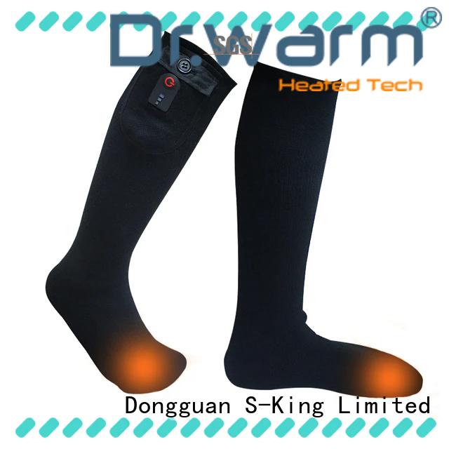 Dr. Warm cotton heated socks with prined pattern for ice house