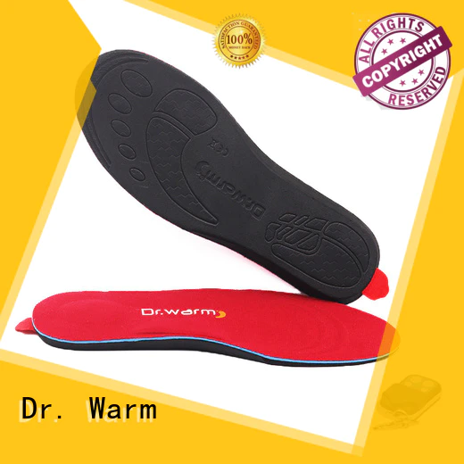 Dr. Warm control heated ski boot insoles fishing home