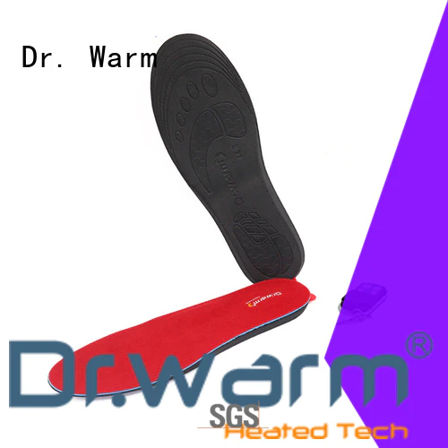 Dr. Warm warm electric insoles lasts for 3-7hours for indoor use