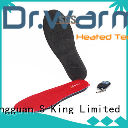 Dr. Warm biking remote heated insoles lasts for 3-7hours for indoor use