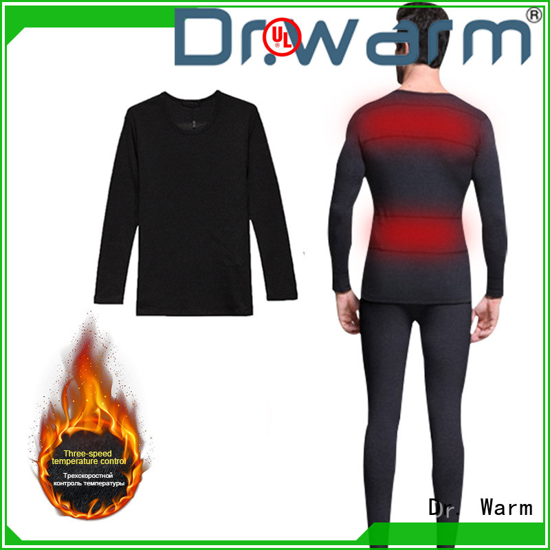 Dr. Warm heating heated thermal underwear on sale for ice house