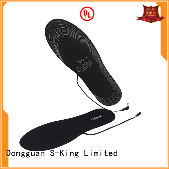 rechargeable battery powered insoles warmer suit your foot shape for ice house
