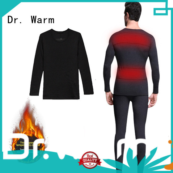 Dr. Warm warm battery heated underwear improves blood circulation for ice house