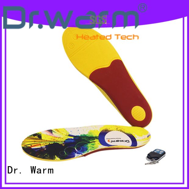 Dr. Warm warm heated insoles for work boots fit to most shoes for home