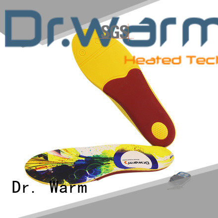 Dr. Warm wire heated ski boot insoles sailing for ice house