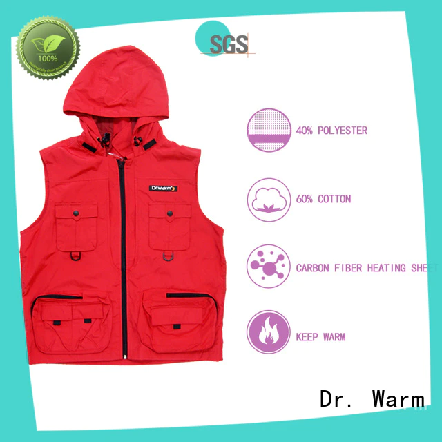 Dr. Warm vest best heated vest with prined pattern for outdoor