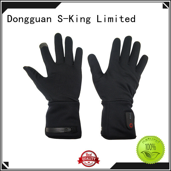 Waterproof Thin heated gloves for driving, riding, fishing with touch screen