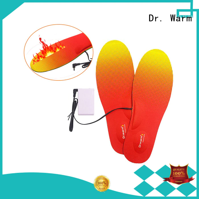 Dr. Warm rechargeable electric insoles suit your foot shape for indoor use
