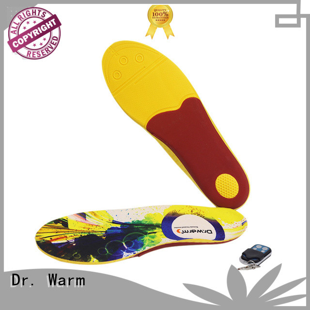 Dr. Warm rechargeable heated socks or insoles foot for winter