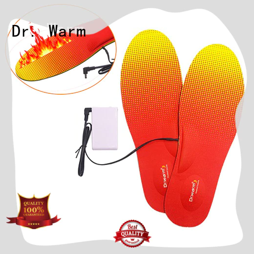 heat moldable insoles control rechargeable wire Dr. Warm Brand company