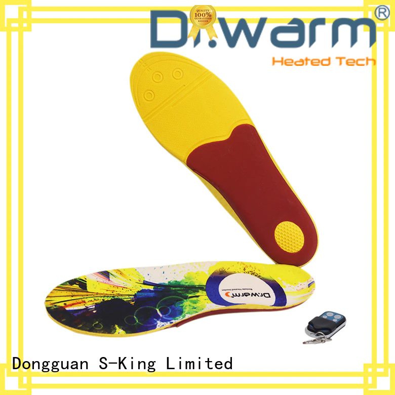 Dr. Warm rechargeable best heated insoles suit your foot shape for ice house
