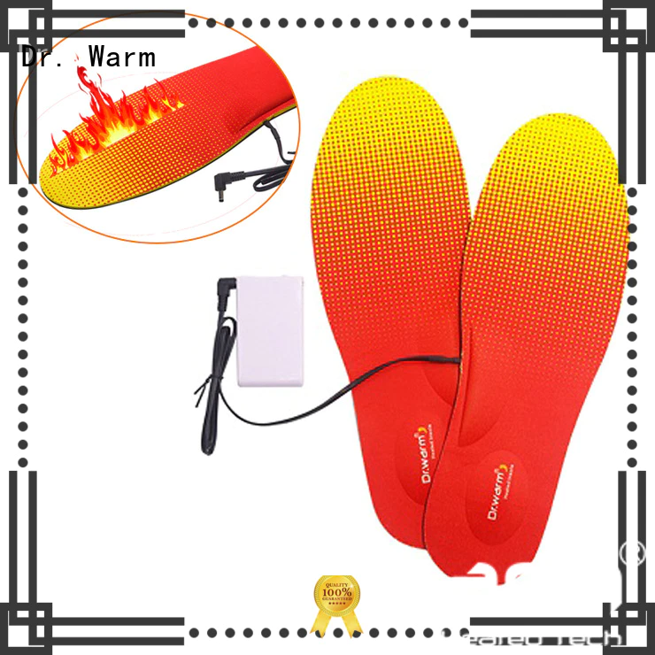 Dr. Warm rechargeable heated bluetooth insoles electric for home