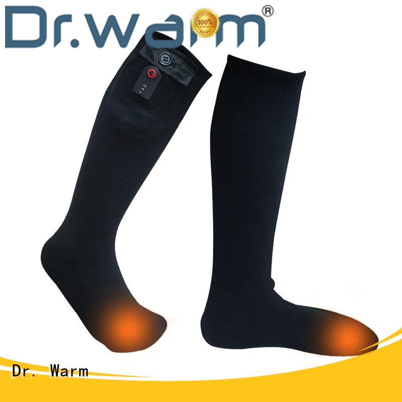 Dr. Warm heating electric socks with prined pattern for winter