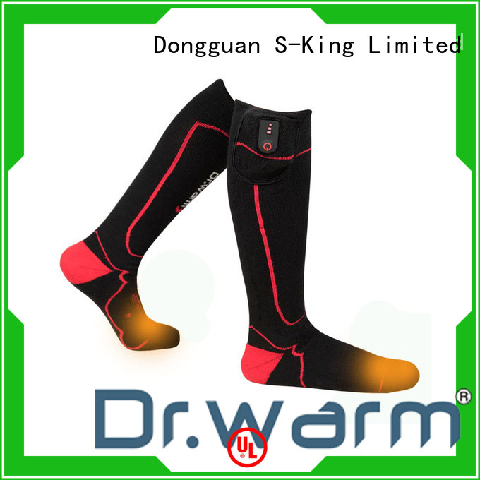 Dr. Warm cotton rechargeable heated socks keep you warm all day for indoor use