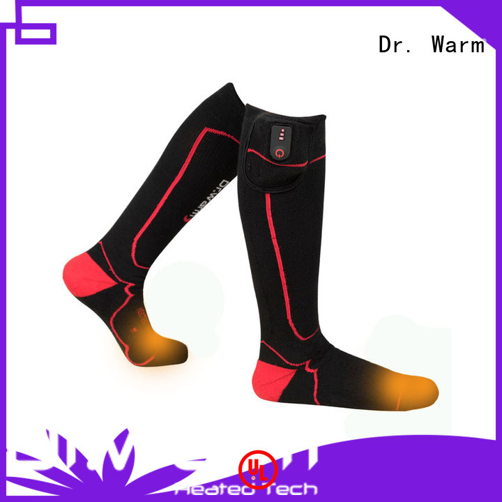 Dr. Warm outdoor best electric socks with prined pattern for home