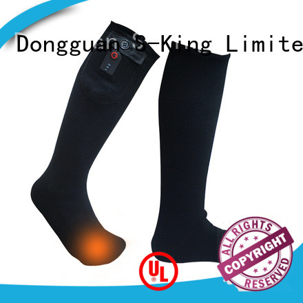 Dr. Warm heated electric socks with prined pattern for winter