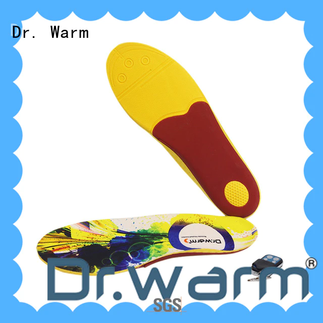 Dr. Warm control remote heated insoles lasts for 3-7hours for home