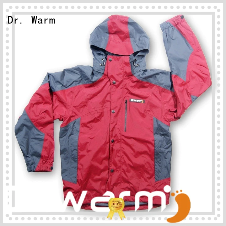 Dr. Warm men heat jackets rechargeable with heel cushion design for ice house