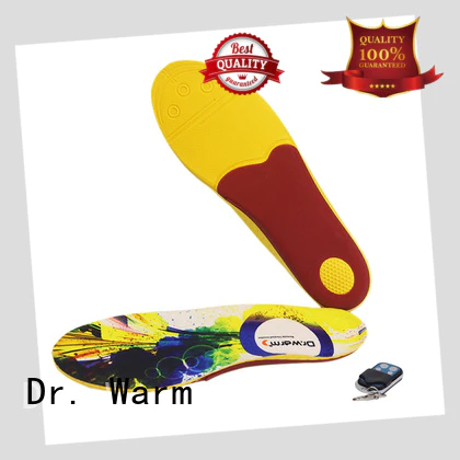 Dr. Warm control the best heated insoles lasts for 3-7hours for ice house